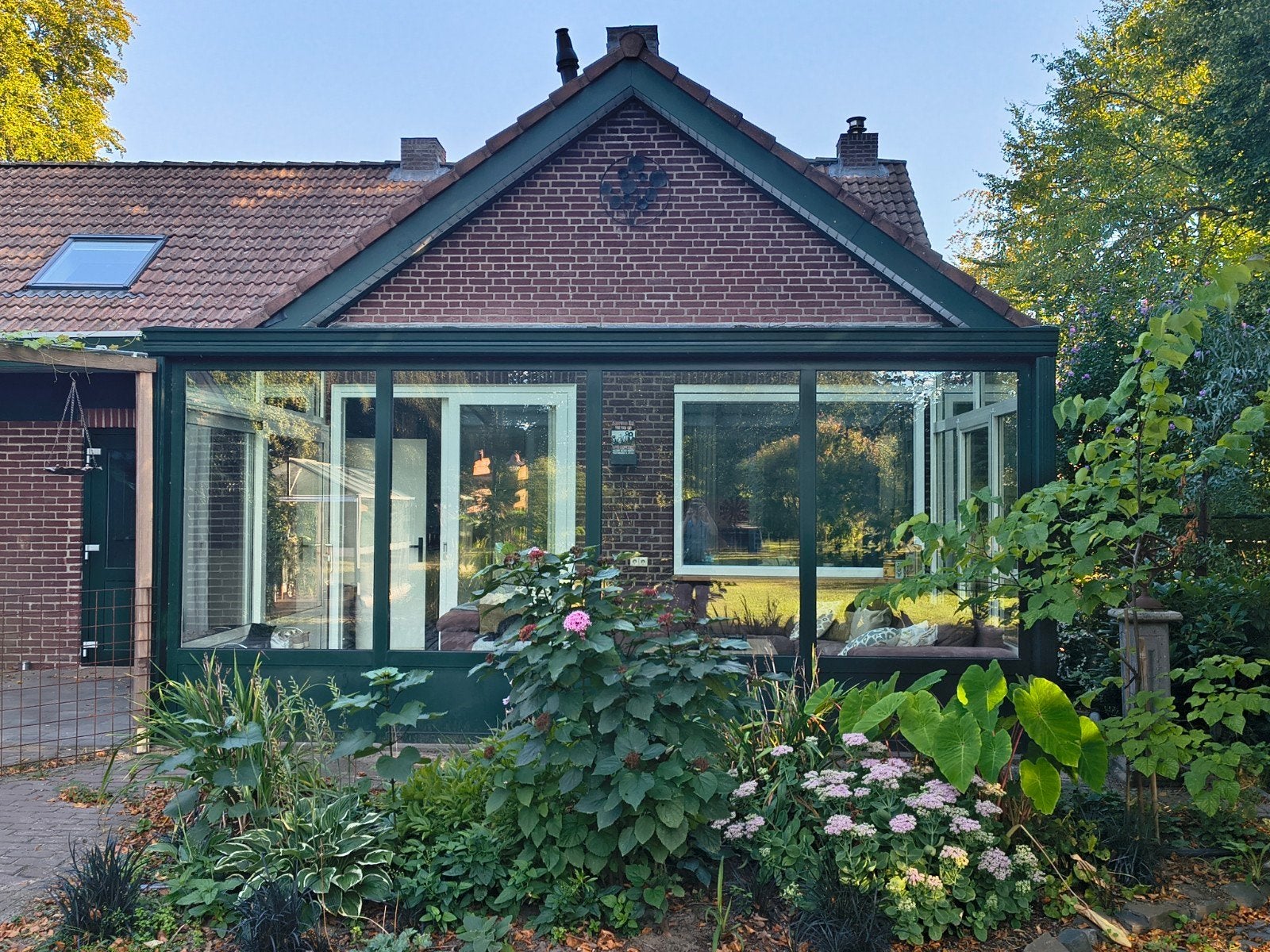 Aluminium tuinkamer, veranda of serre, Tuin en Terras, Ophalen, Gebruikt, Veranda