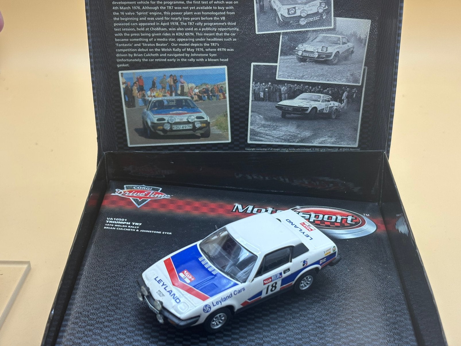 Triumph TR7 Welsh Rally 1/43 Corgi, Verzenden, Nieuw, Auto, Corgi