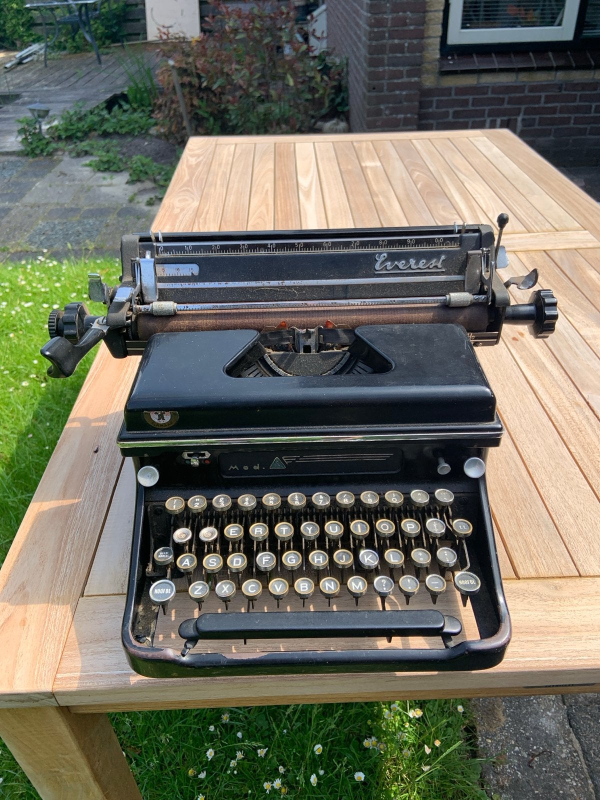 Oude typemachine merk Everest, Diversen, Ophalen of Verzenden, Gebruikt