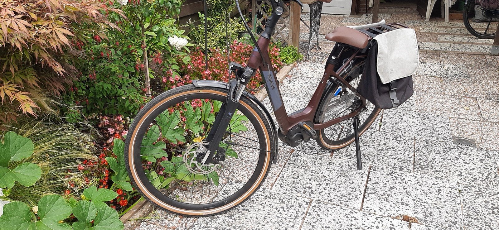 elektrische fiets pegasus bruin maat m, Ophalen, Zo goed als nieuw, Overige merken