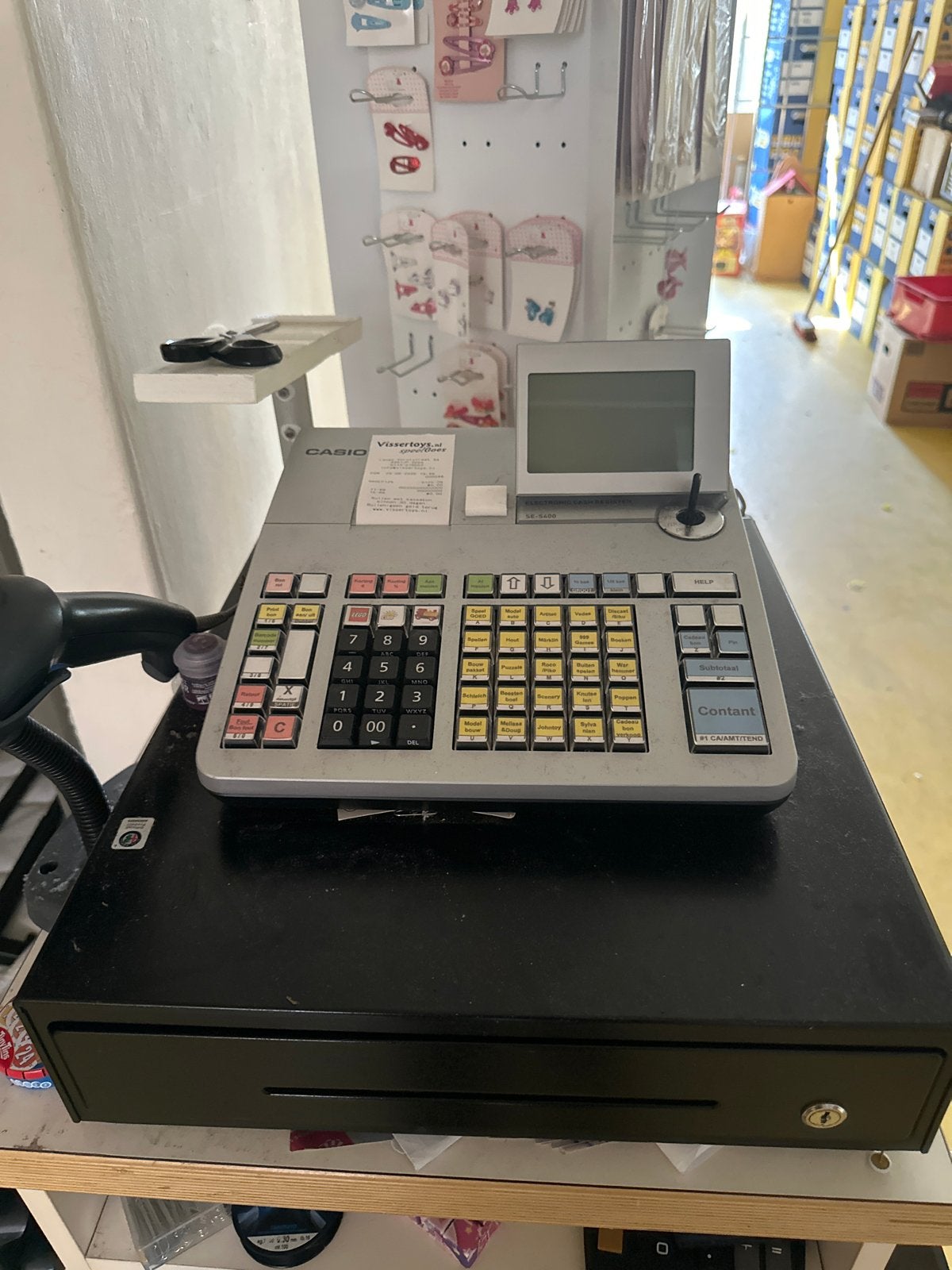 Casio SE-S400 Elektronische Kassa met Kassalade, Ophalen of Verzenden