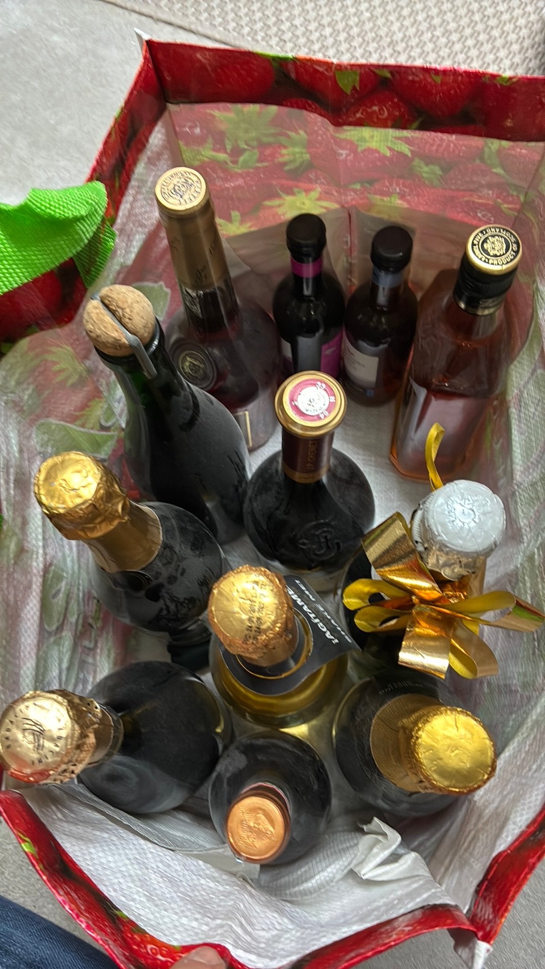 nieuwe dranken, Ophalen