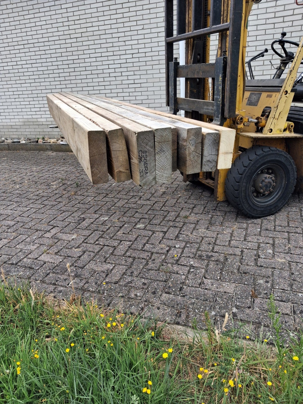 Partij Nieuwe vergrijsde Vuren Balken 70x170 /70x190 /70x220, Doe-het-zelf en Verbouw, Hout en Planken, Ophalen of Verzenden, Zo goed als nieuw