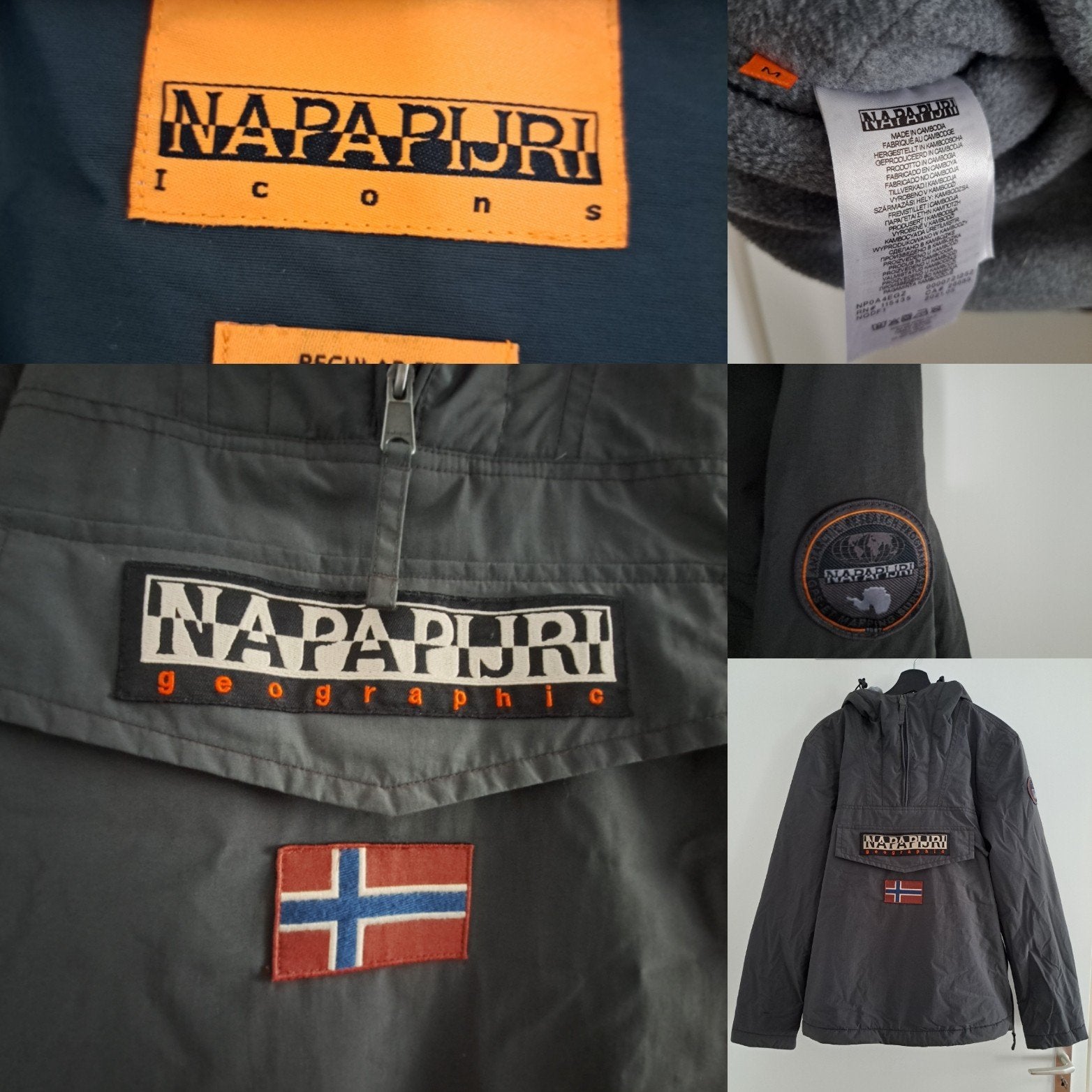 Napapijri herenjas, Ophalen, Maat 48/50 (M), Zo goed als nieuw, Napapijri