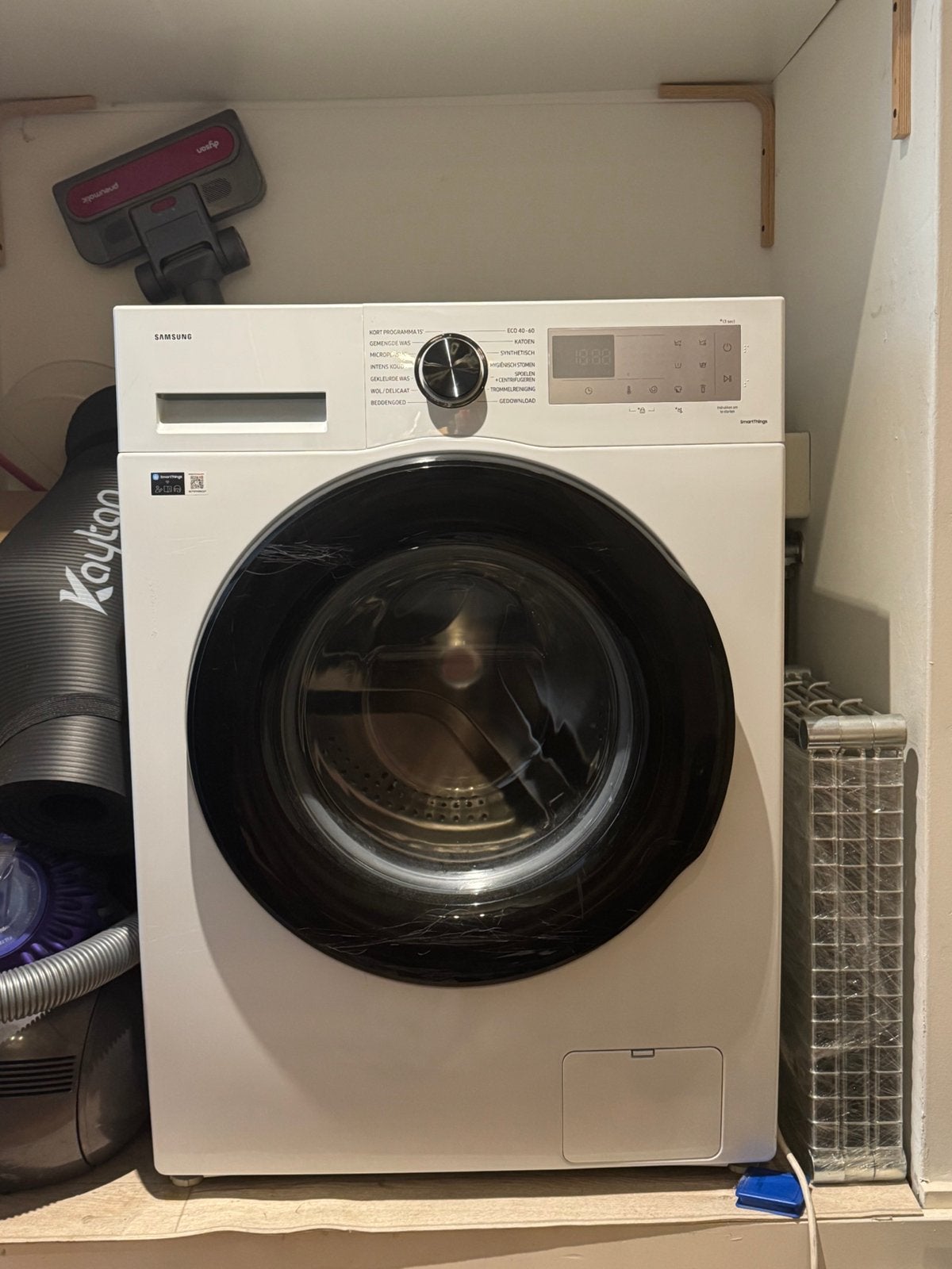 Wasmachine Samsung - 2 jaar oud - WW80CGC04AAEEN EcoBubble, Witgoed en Apparatuur, Ophalen, Zo goed als nieuw, 85 tot 90 cm, 1200 tot 1600 toeren