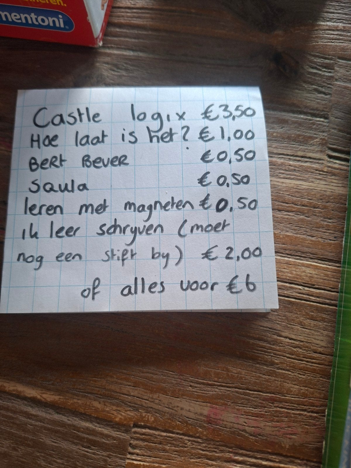 Spellen, Ophalen, Jongen of Meisje