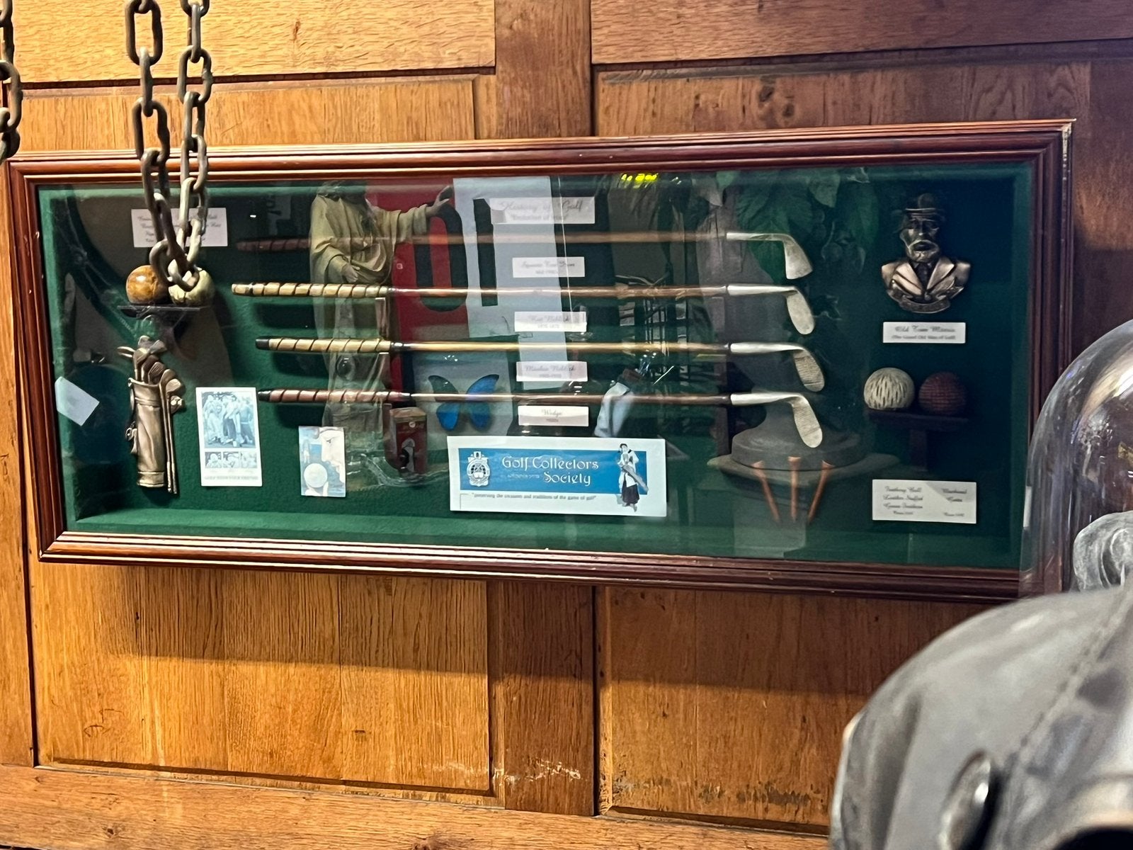 Sportsbar golf vitrine 85 cm, Verzamelen, Ophalen, Reclamebord, Zo goed als nieuw, Nvt