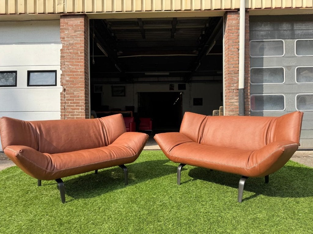 Leolux Devon banken 2x2zits design bankstel in nieuwe staat, Ophalen, Leolux, Geen, Pahest@hotmail.nl