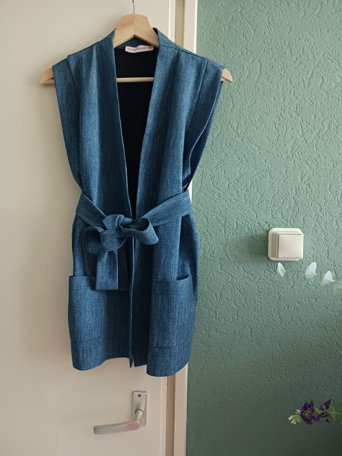 Gilet denimlook Studio Anneloes, M, Maat 38/40 (M), Studio Anneloes, Blauw, Ophalen of Verzenden