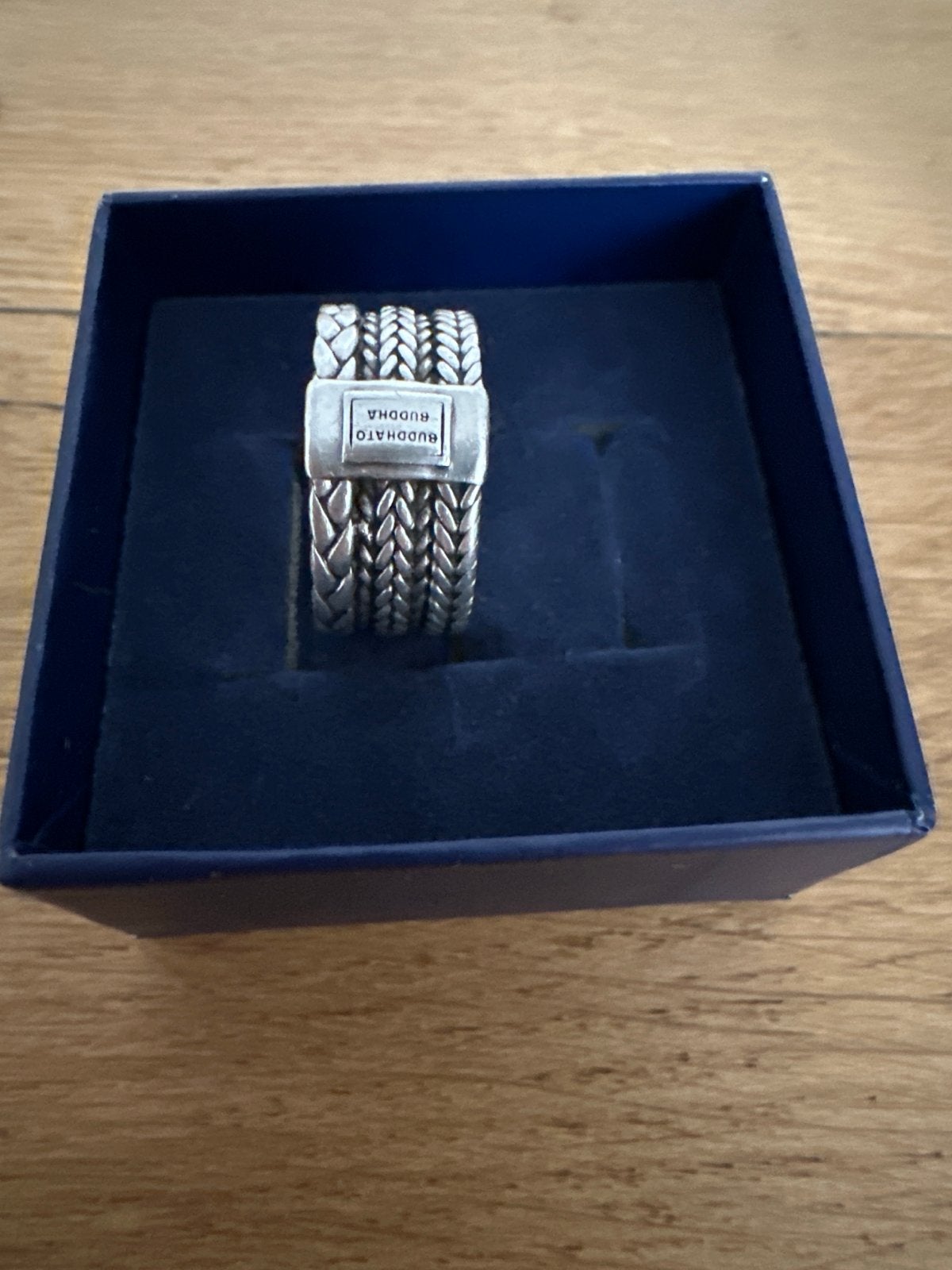 Buddha to Buddha ring maat 19, 19 tot 20, Ophalen of Verzenden, Zo goed als nieuw, Dame of Heer