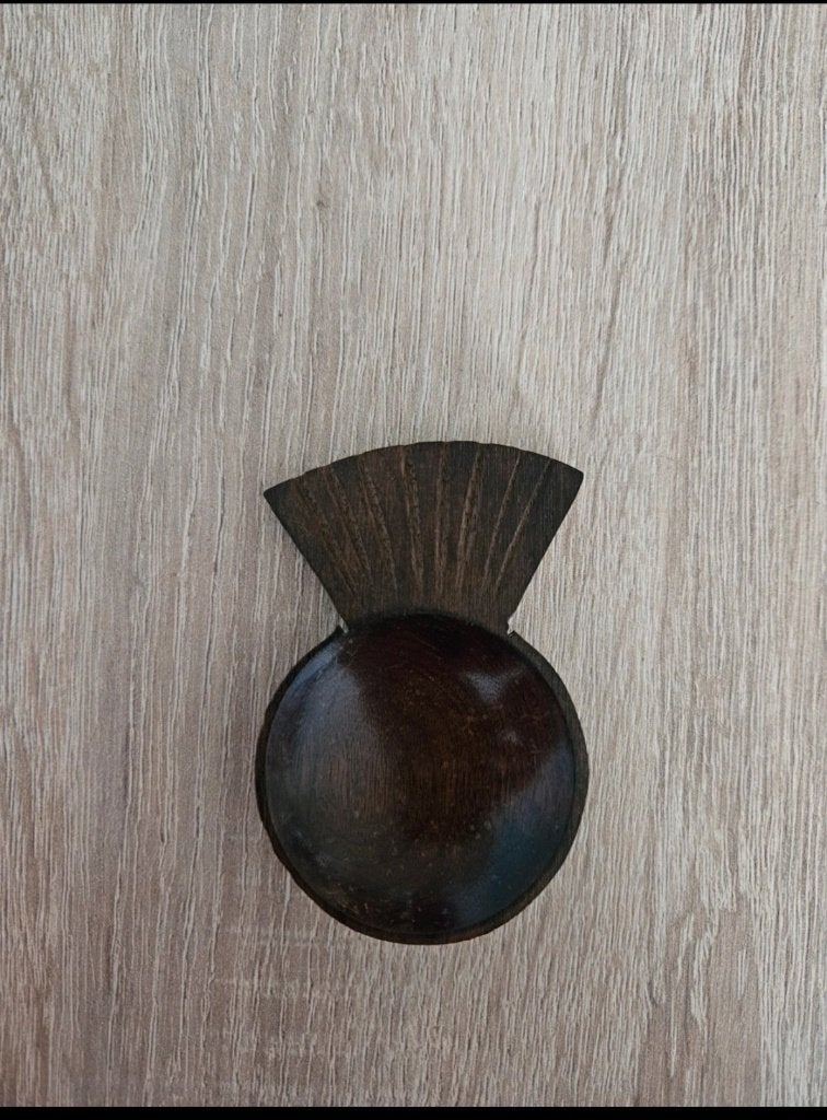 Theelepel Hout Caddy Spoon Thee, Antiek en Kunst, Verzenden
