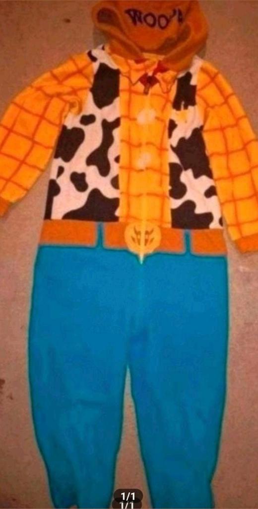 Woody Onesie - Toy Story - Maat 122, Disney, Nacht- of Onderkleding, Jongen of Meisje, Ophalen of Verzenden
