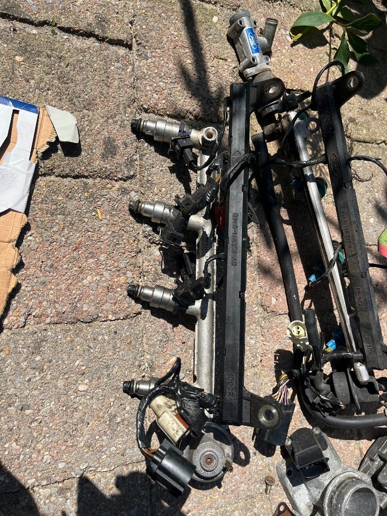 Ford CVH Motor injectie inspuitrails met injectoren, Ophalen of Verzenden, Gebruikt, Ford