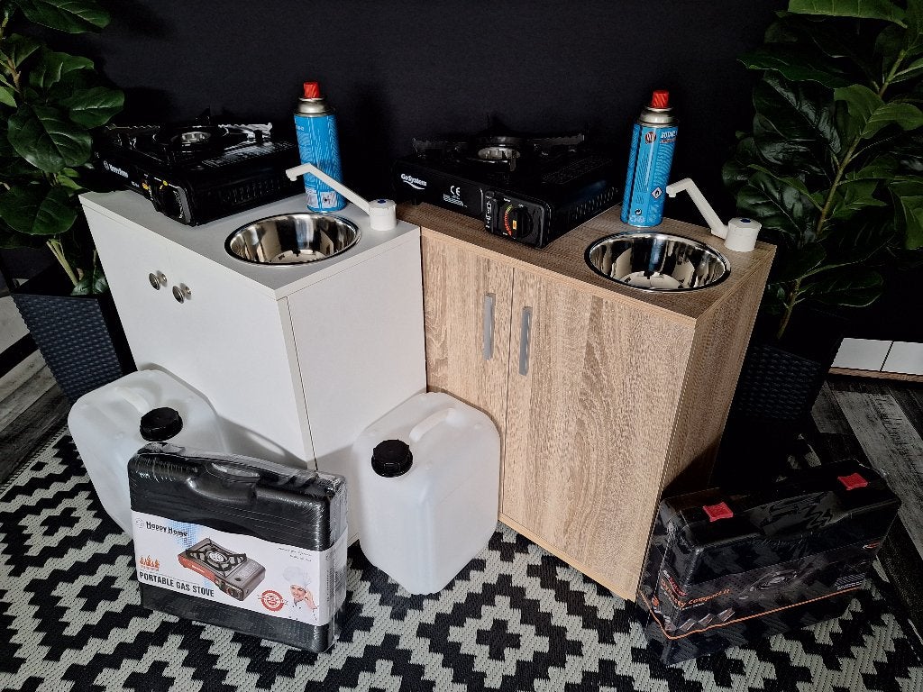 Camper Keukenblokje Keukenblok keuken BOUWPAKKET, Caravans en Kamperen, Camper-accessoires, Nieuw, Ophalen of Verzenden