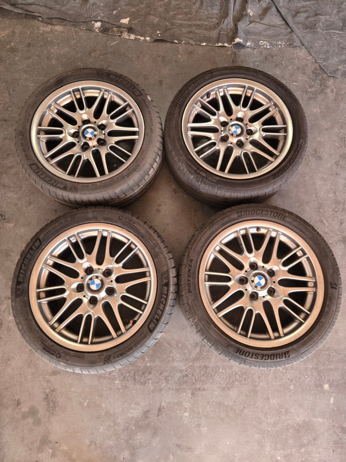 BMW style 65 e39 m5 17x7,5 et38, Auto diversen, Tuning en Styling, Ophalen