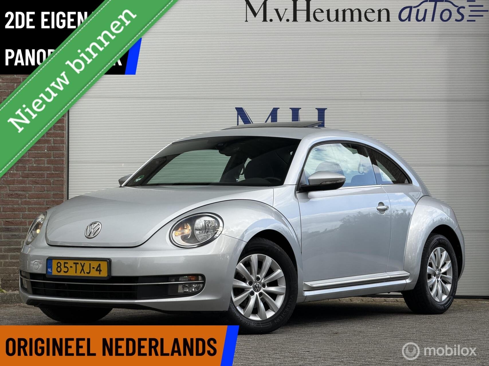 Volkswagen Beetle 1.2 TSI Design ORG NED 2DE EIG Pano Cruise, Voorwielaandrijving, Euro 5, Stof, Gebruikt