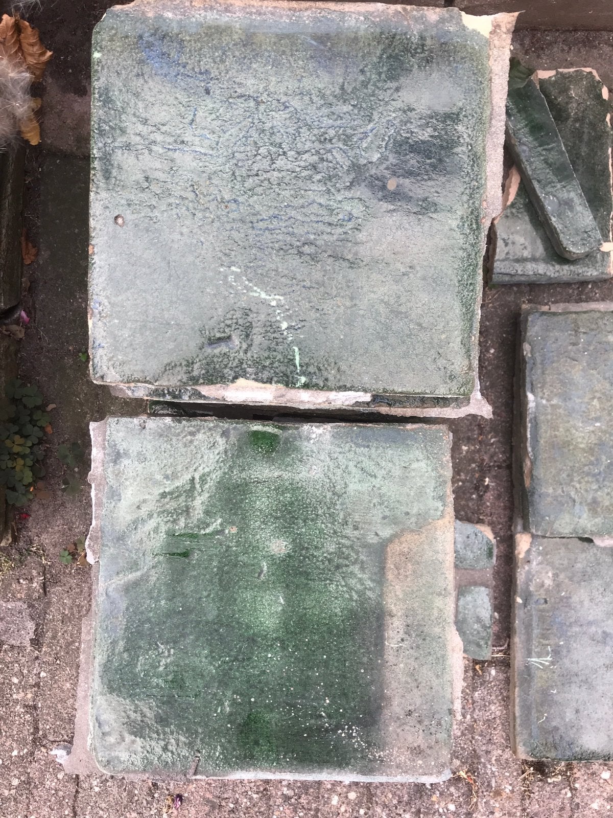 Estrikken groene tegels bieden!!!, Ophalen of Verzenden