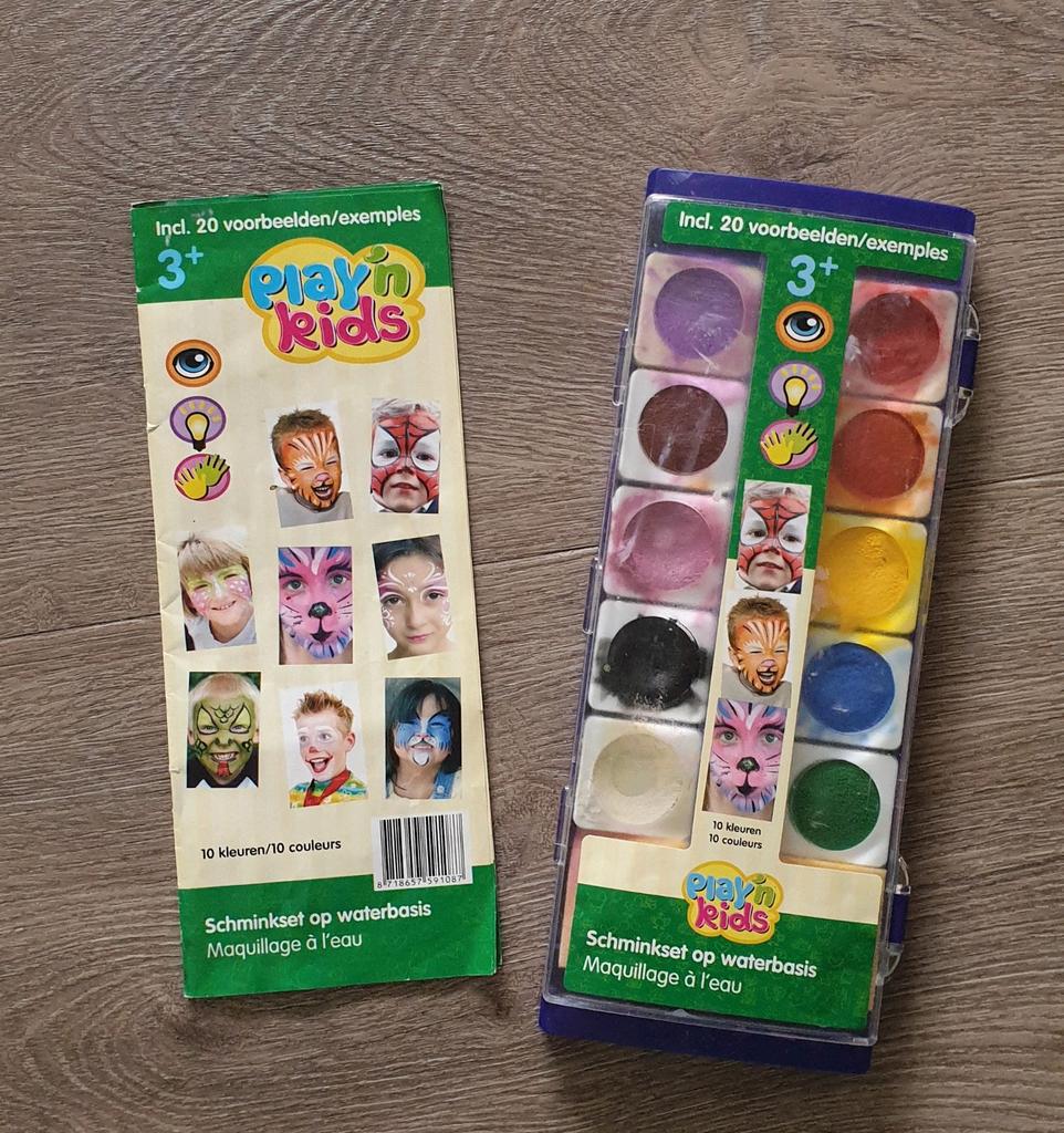 Kinder schmink, Ophalen