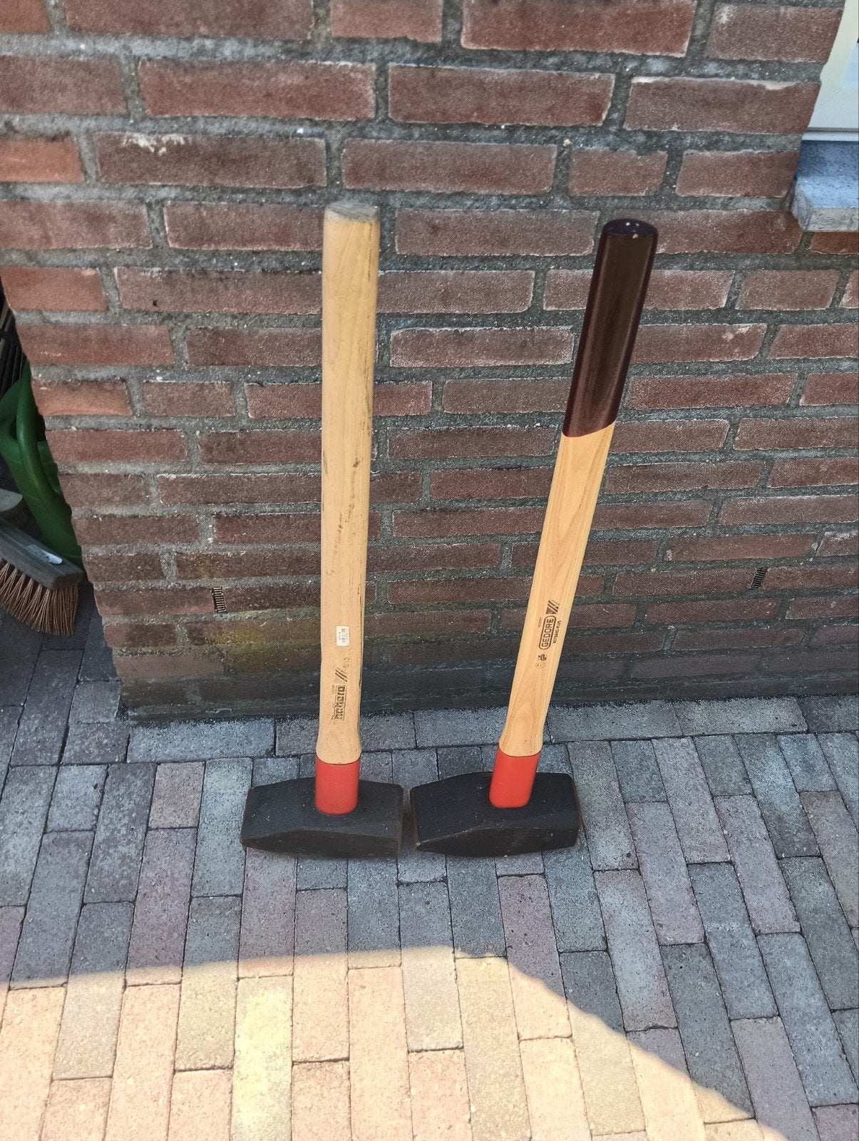 2x hamer 10 kg, Ophalen