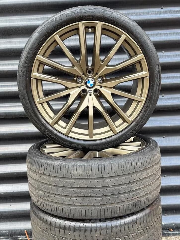 22” Orig Bmw Styl 742M G05 X5 X6 G06 velgen banden, Auto-onderdelen, Ophalen, Gebruikt, Banden en Velgen, Overige maten