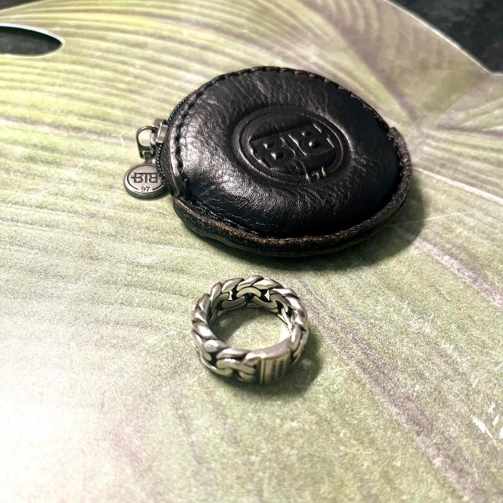 Buddha to Buddha zilveren dames ring, Ophalen of Verzenden, Zo goed als nieuw, 17 tot 18, Dame