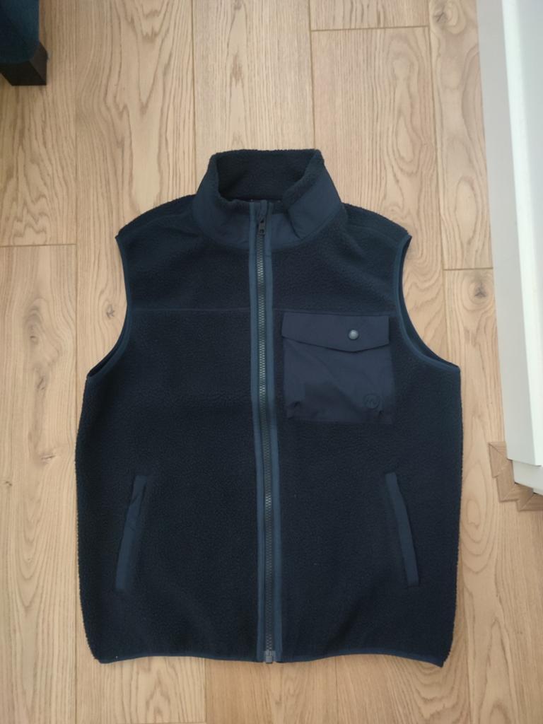 Human nature anwb bodywarmer ykk rits maat L blauw w, Ophalen of Verzenden, Zo goed als nieuw, Maat 52/54 (L)
