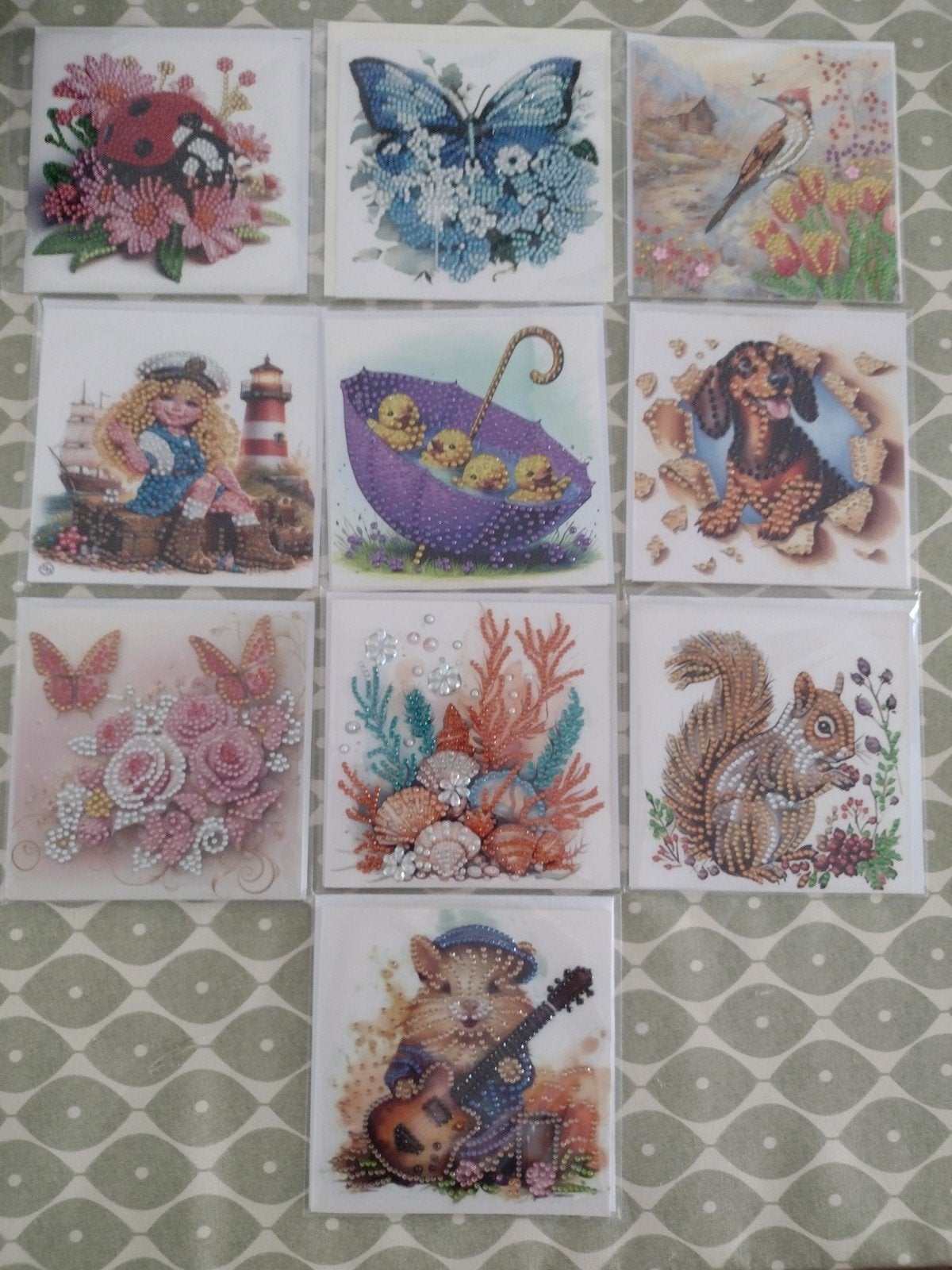 AKTIE Pakket van 30 dubbele kaarten met envelop (handmade), Hobby en Vrije tijd, Kaarten | Zelfgemaakt, Nieuw, Ophalen of Verzenden