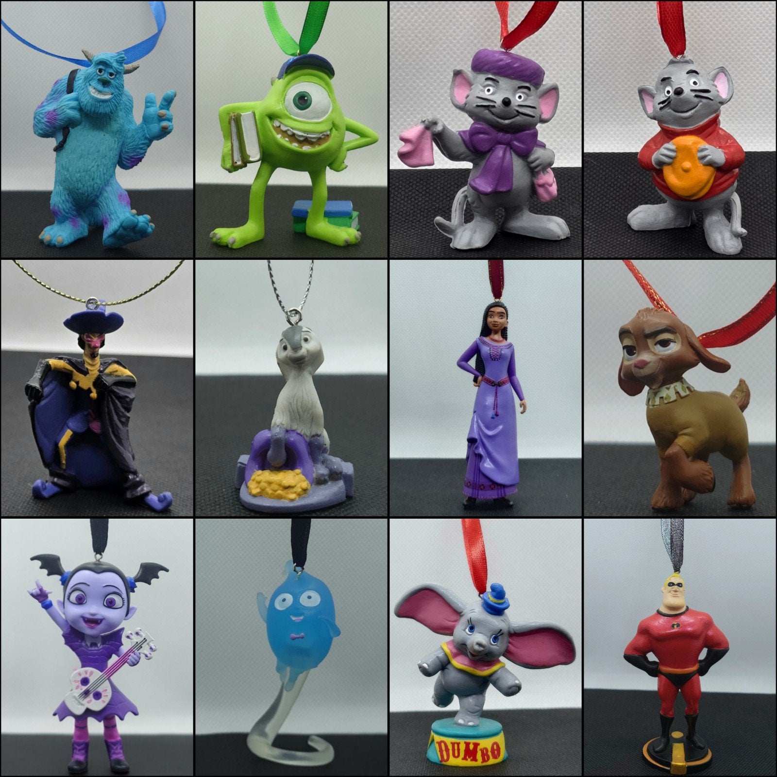 Disney kerst ornament Monsters Inc Vampirina Wish Dombo, Ophalen of Verzenden