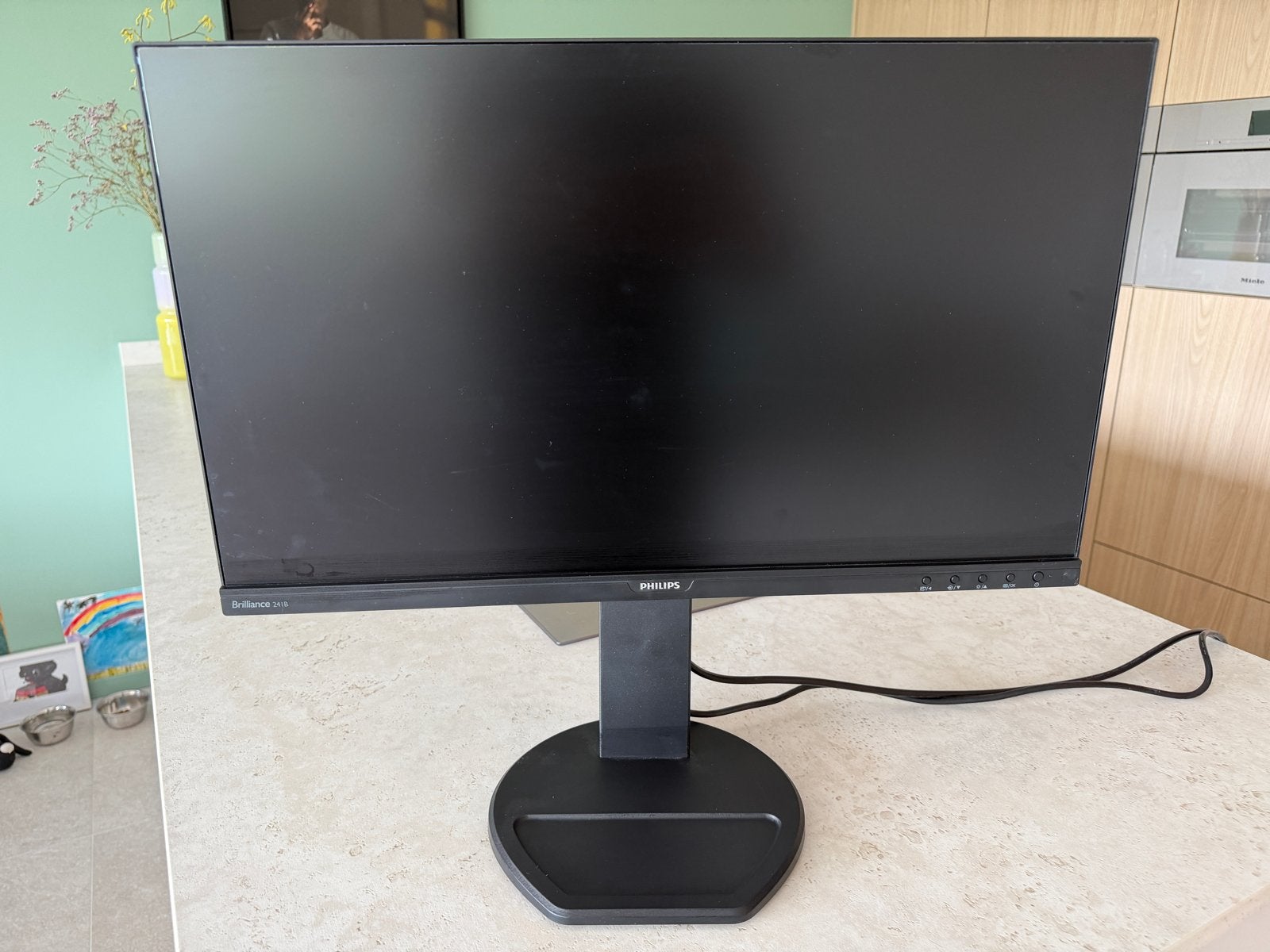 Philips 24 inch Full HD computerscherm (241B8Q), Computers en Software, Monitoren, Gebruikt, In hoogte verstelbaar, Full HD, Ophalen of Verzenden