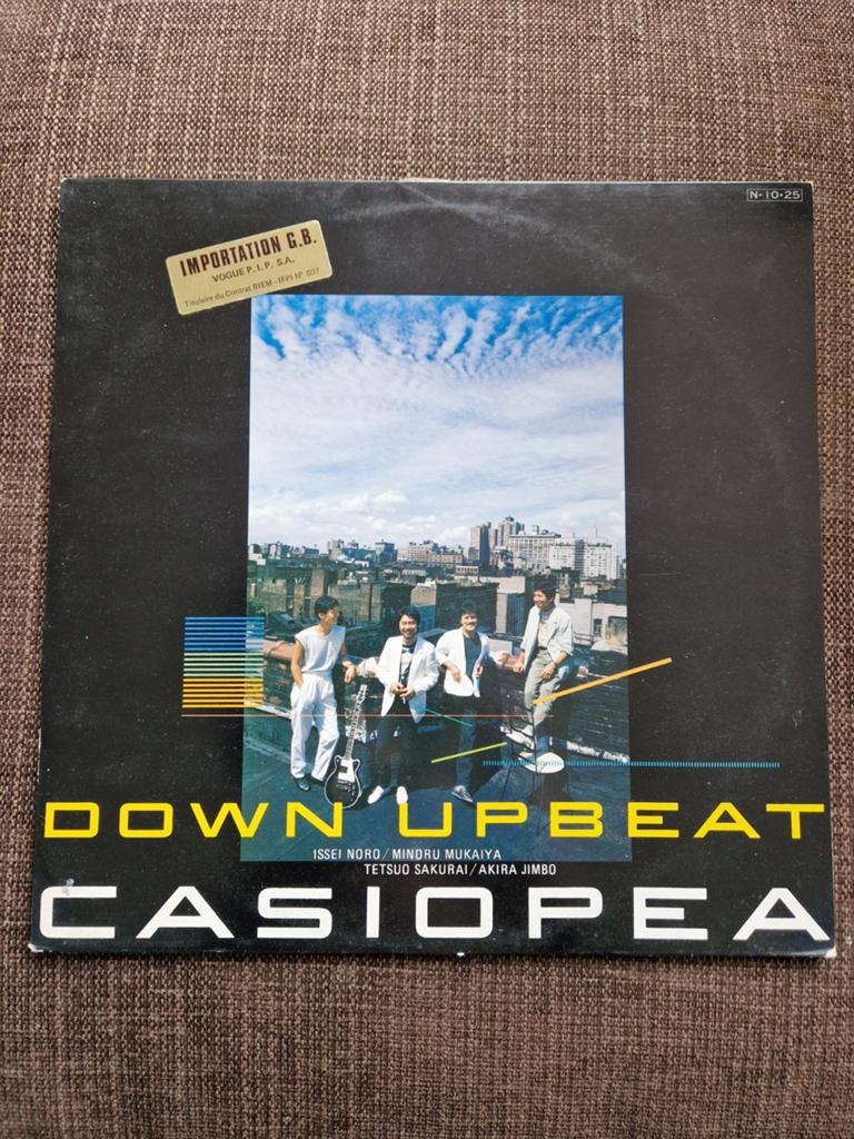 Casiopea - Down Upbeat LP (Jazz Fusion Vinyl), Cd's en Dvd's, Gebruikt, Verzenden, 1980 tot heden, 12 inch