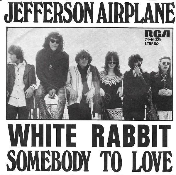Jefferson Airplane - White Rabbit (Single), Cd's en Dvd's, Vinyl Singles, Gebruikt, Single, Rock en Metal, 7 inch, Ophalen of Verzenden