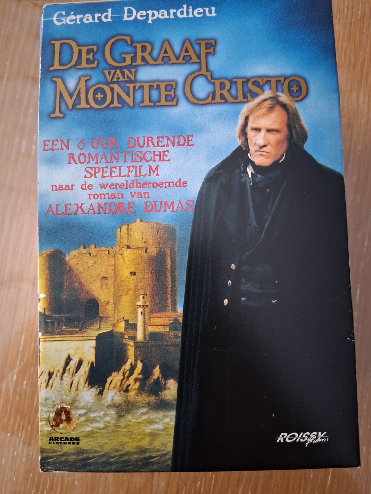 De Graaf van Monte Cristo VHS Boxset - Gérard Depardieu, Cd's en Dvd's, Boxset, Gebruikt, Drama, Ophalen of Verzenden