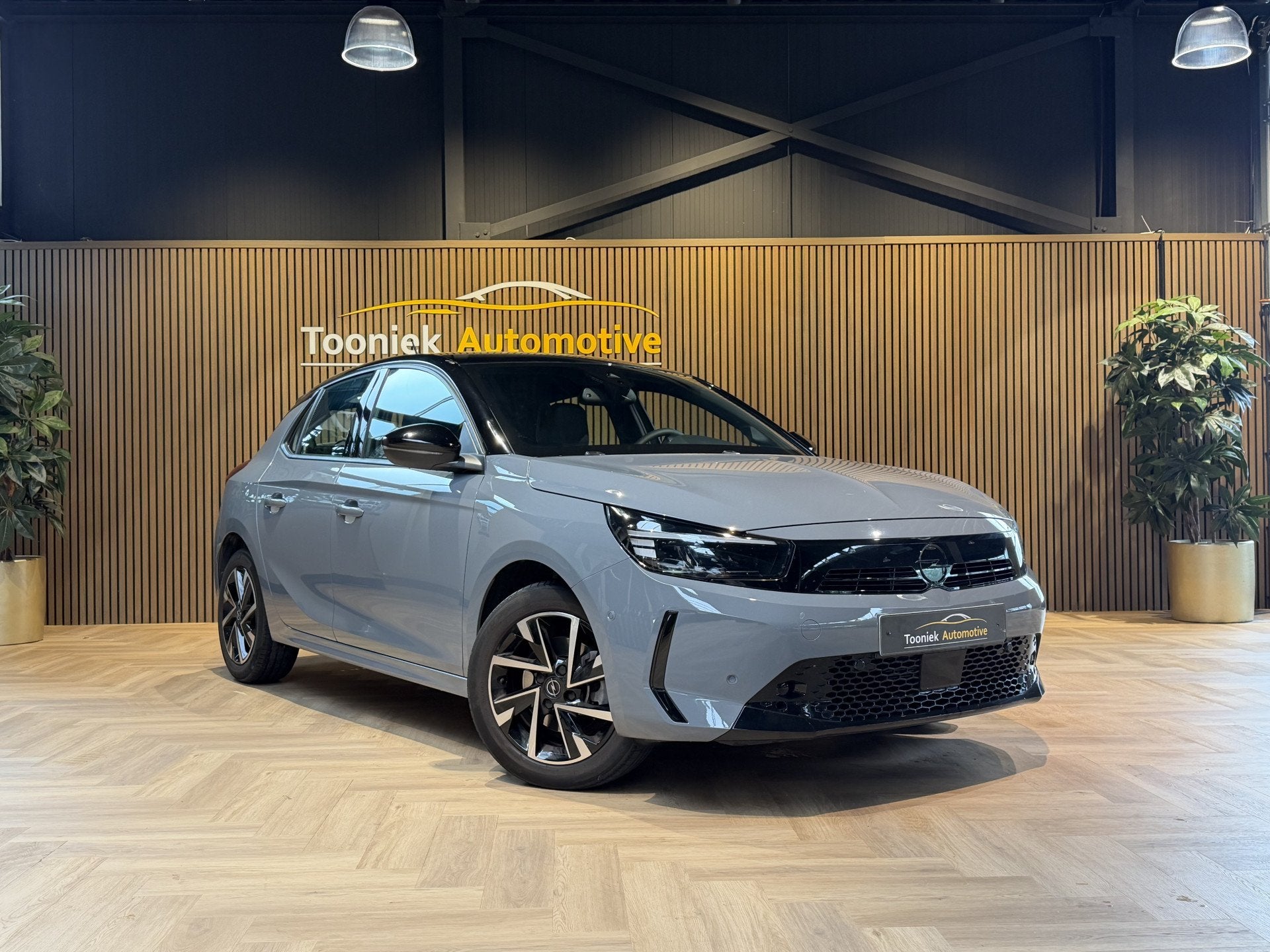 Opel Corsa 1.2 Turbo GS STOELVERWARMING | NARDO GREY | ZWART, Auto's, Dealer onderhouden, Gebruikt, Met garantie (alle), Alcantara