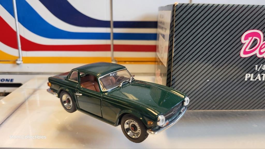 Detailcars Triumph TR6 Hardtop Green - 1969, Overige merken, Auto, Ophalen of Verzenden, Zo goed als nieuw