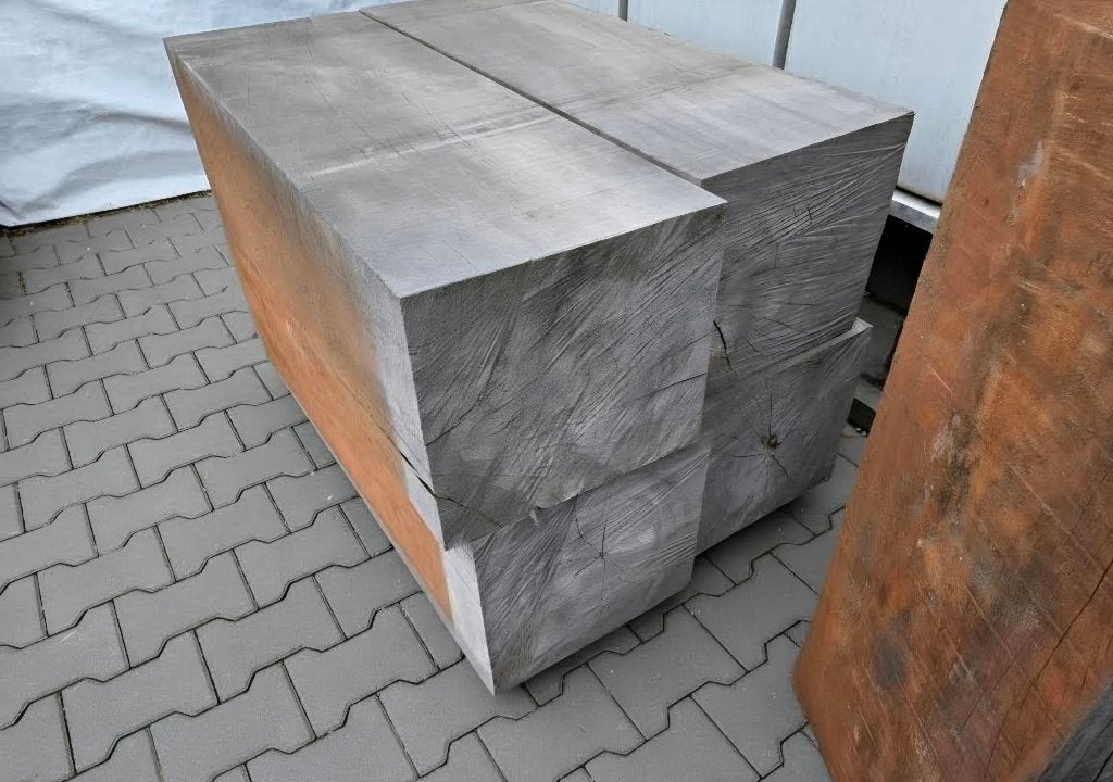 Azobé meerpalen 36x33 cm, 1.05 m lang, Ophalen, Palen, Nieuw, Hardhout