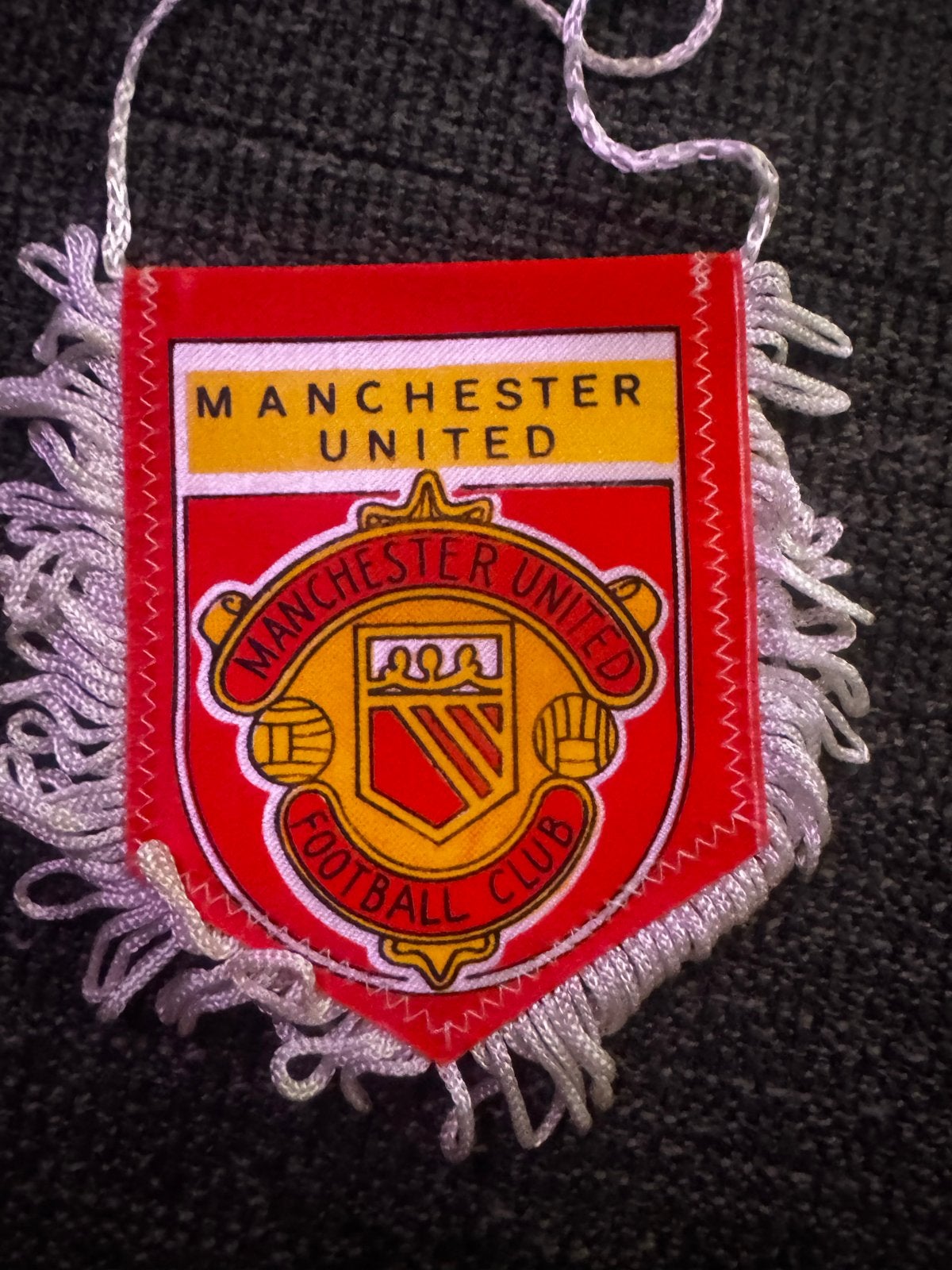 Manchester United Vaantje - Voetbal Club Souvenir, Ophalen of Verzenden, Gebruikt, Buitenlandse clubs, Vaantje of Sjaal