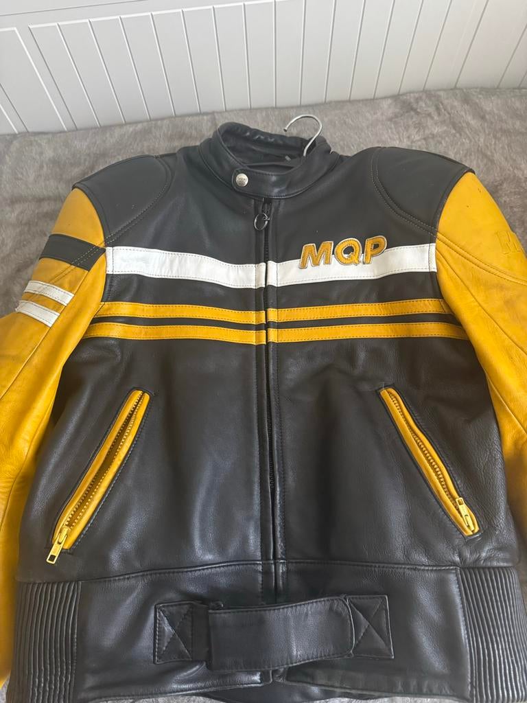 NAC Breda Leren Clubjas / Motorjas met Bescherming Maat 54 (, Ophalen of Verzenden, Tweedehands, Heren, Jas | leer