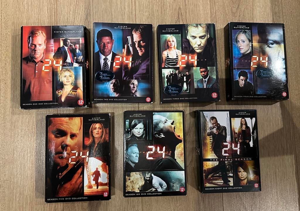 24 DVD Collectie Seizoen 1-8 (exclusief seizoen 7), Cd's en Dvd's, Gebruikt, Boxset, Ophalen of Verzenden, Actie en Avontuur