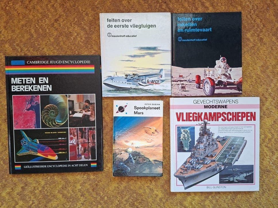5 verschillende boeken over wetenschap en techniek, Boeken, Ophalen of Verzenden, Gelezen, Overige onderwerpen, Los deel