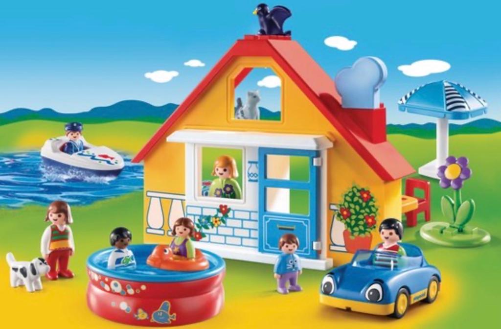 Playmobil 123 Vakantiehuis 9527, Ophalen, Gebruikt