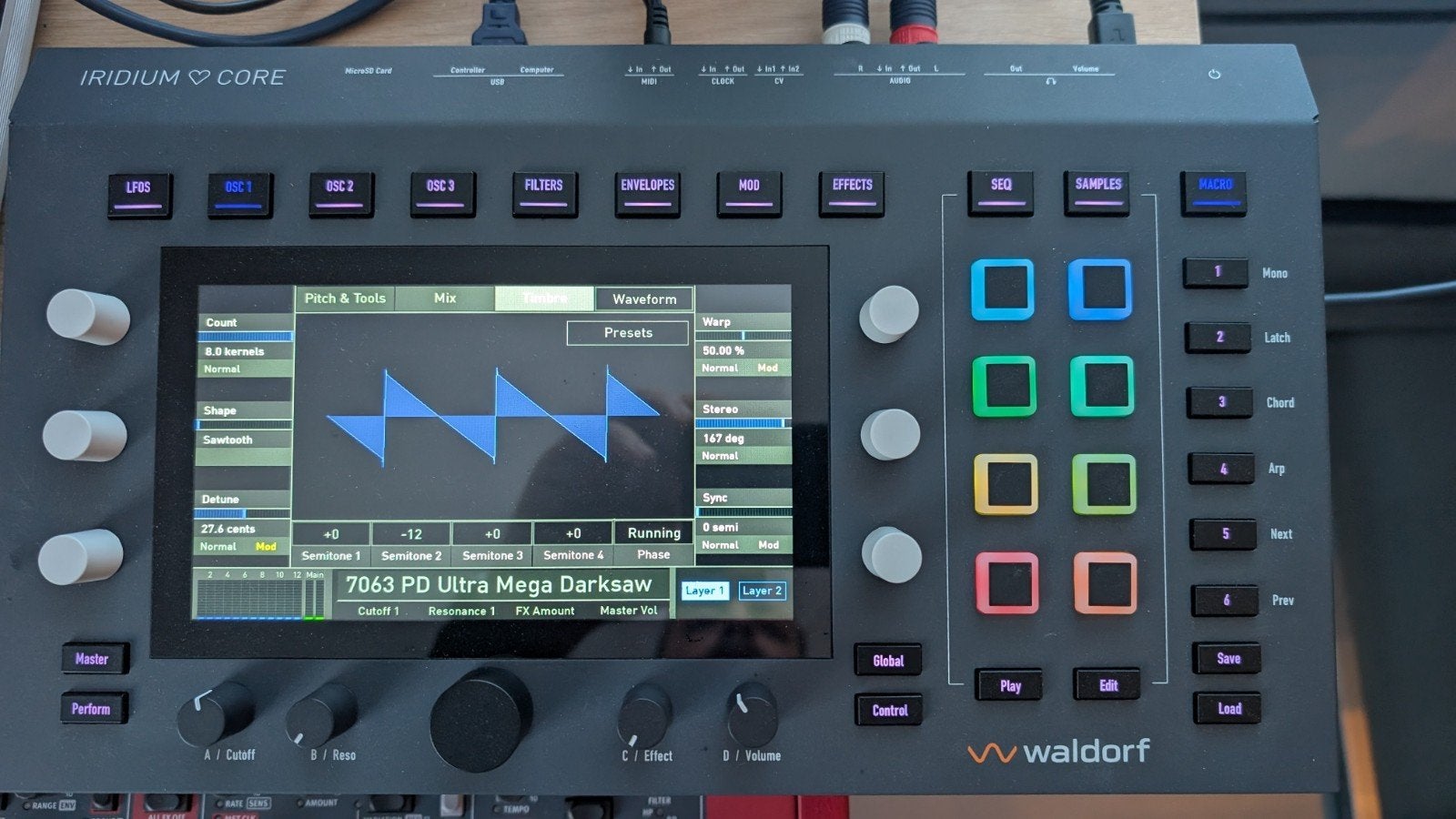 Waldorf irridium core, Overige merken, Met midi-aansluiting, Zo goed als nieuw, Overige aantallen