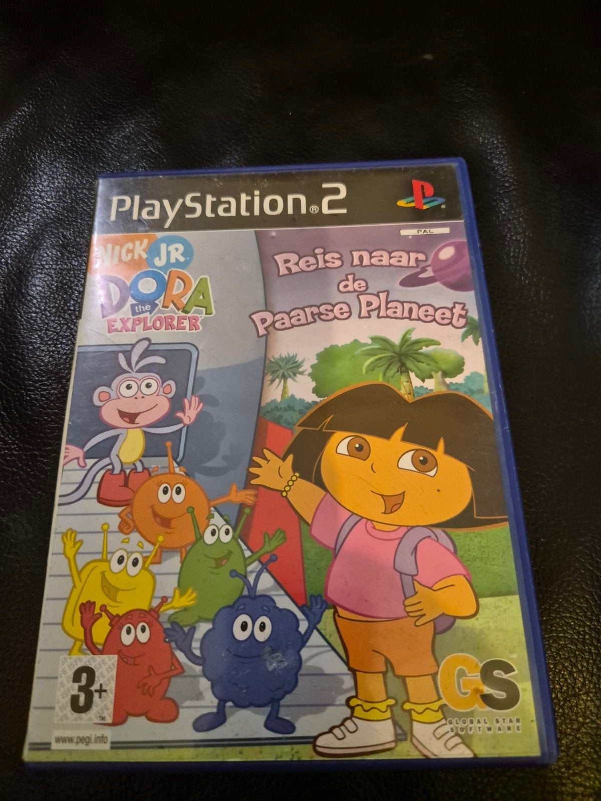 Dora the Explorer: Reis naar de Paarse Planeet PS2, Puzzel en Educatief, Gebruikt, 1 speler, Ophalen of Verzenden