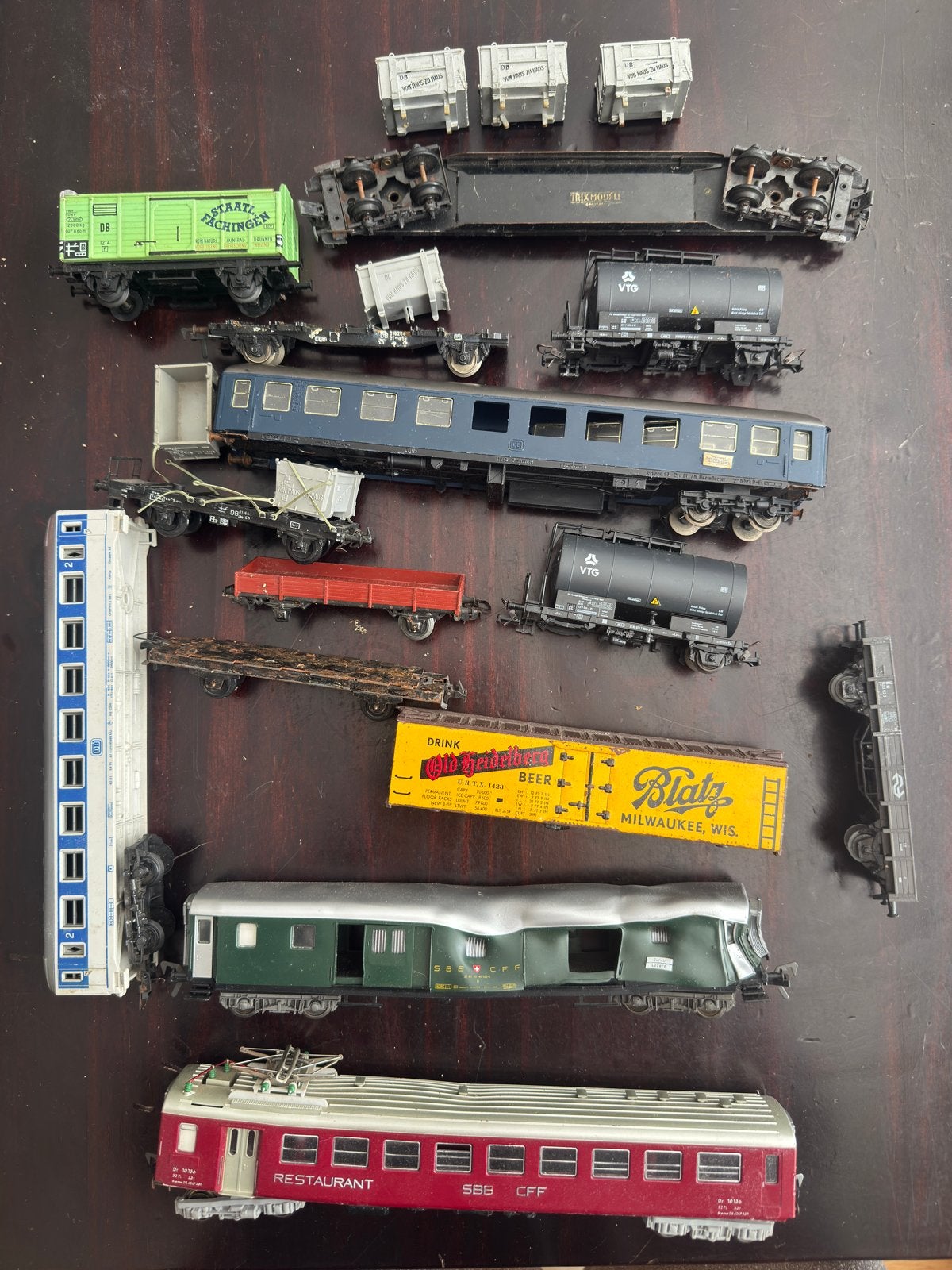Loop of sloop wagons | 1/87 modelspoor h0, Gebruikt, Gelijkstroom, Wagon, Ophalen of Verzenden