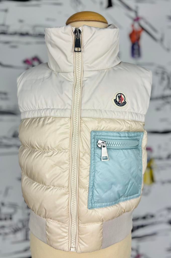Moncler Criel dons bodywarmer jas lente maat 6, Kinderen en Baby's, Moncler EU, Meisje, Ophalen of Verzenden, Zo goed als nieuw