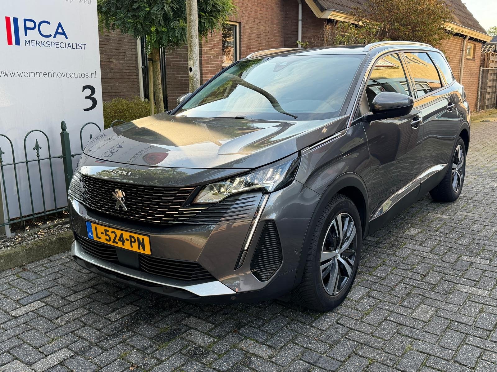 Peugeot 5008 1.2 PureTech Blue Lease Allure (bj 2021), Auto's, Voorwielaandrijving, Gebruikt, 1199 cc, Origineel Nederlands