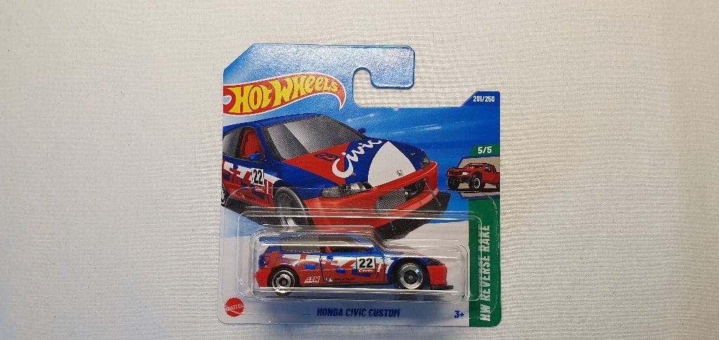 Hot Wheels Honda Civic eg Custom blauw, Hobby en Vrije tijd, Modelauto's | Overige schalen, Ophalen of Verzenden, Nieuw, Auto