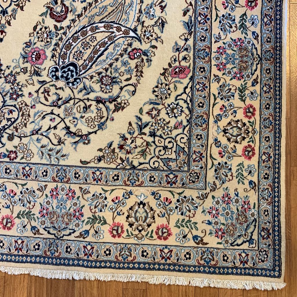 Trendy Origineel Perzisch tapijt -Wol met zijde 308 x 202 cm, TTM Wonen, Meubels – (Perzische) Tapijten en Woonaccessoires, Taag 63, 2491 CS, Den Haag (Forepark)