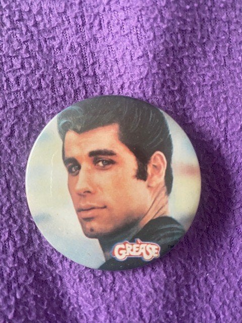Button van John Travolta, Ophalen of Verzenden, Gebruikt, Overige onderwerpen, Button