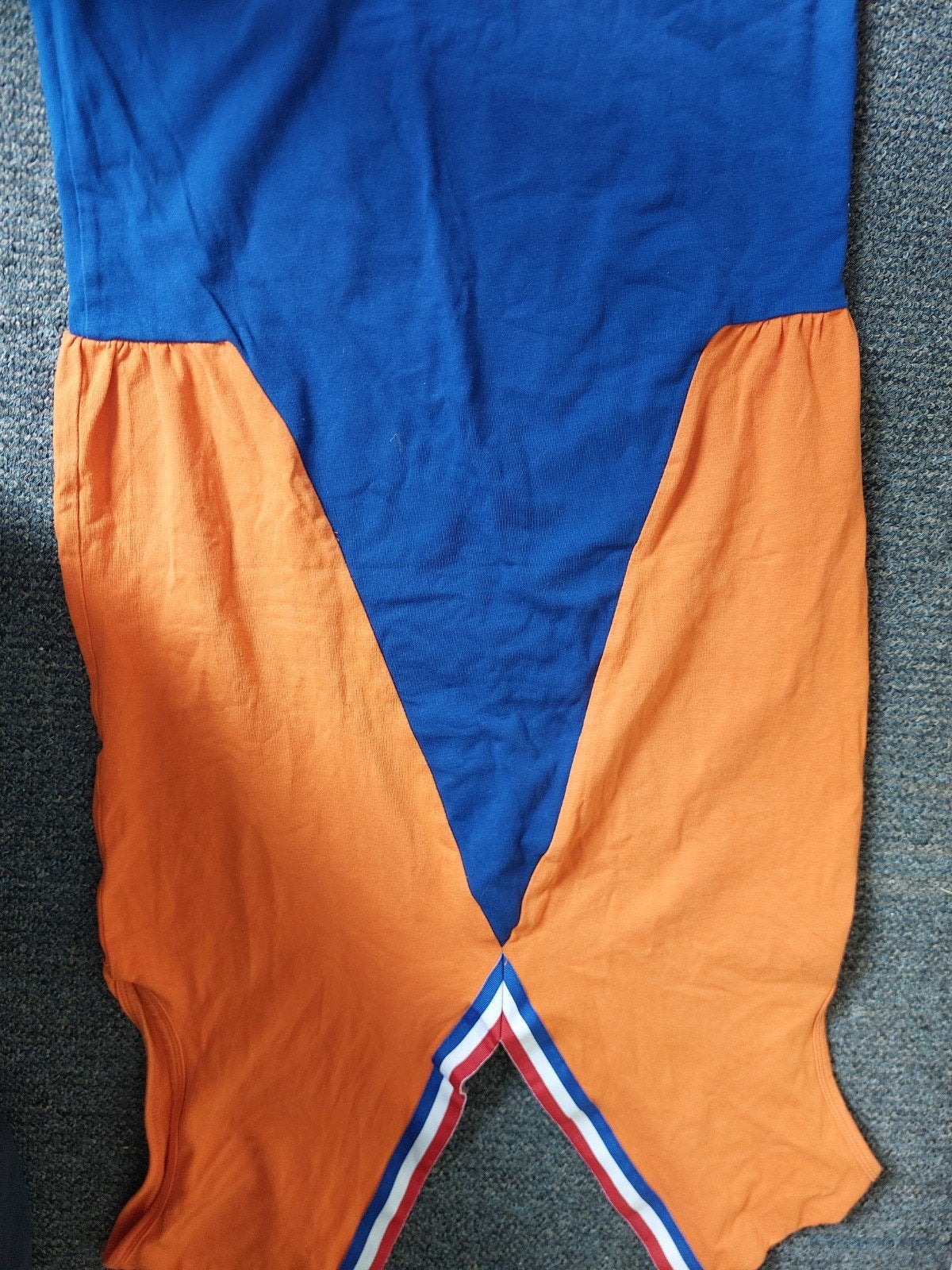 Oranje/Blauwe Bavaria V-Dress - Maat M, Ophalen