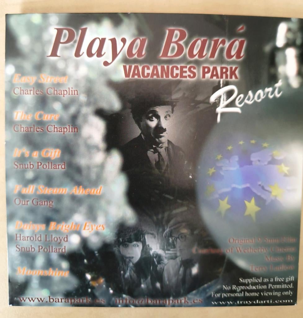 Playa Bara DVD Charlie Chaplin, Alle leeftijden, Ophalen of Verzenden, Zo goed als nieuw